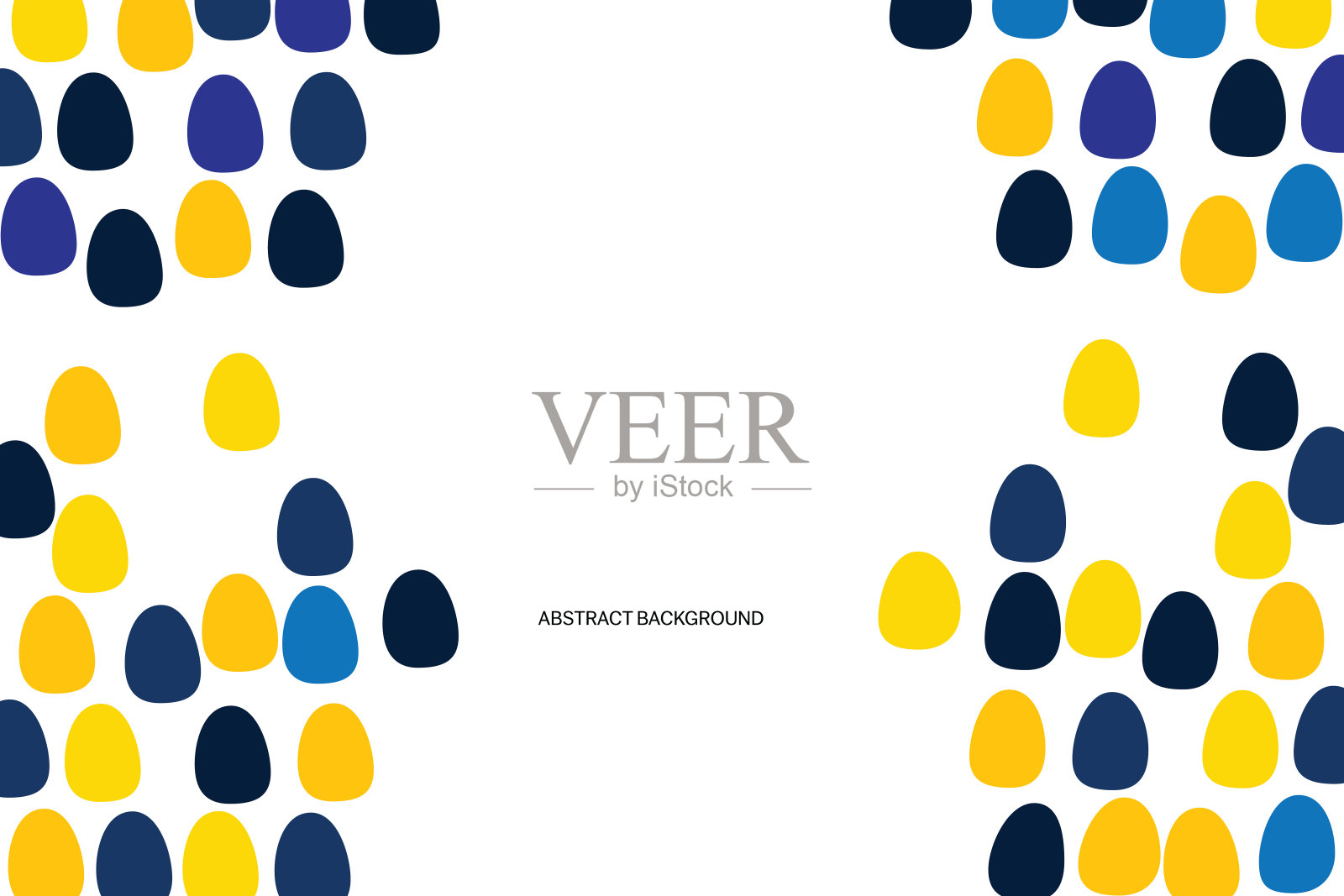 抽象的圆点图案背景，用彩色圆点股票插图插画图片素材