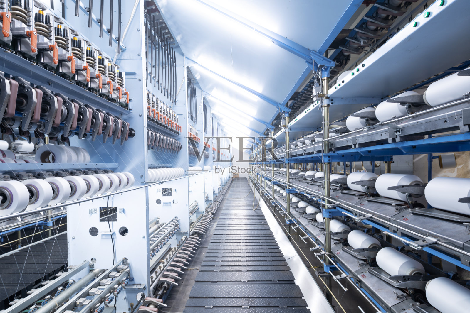 化纤制线厂照片摄影图片