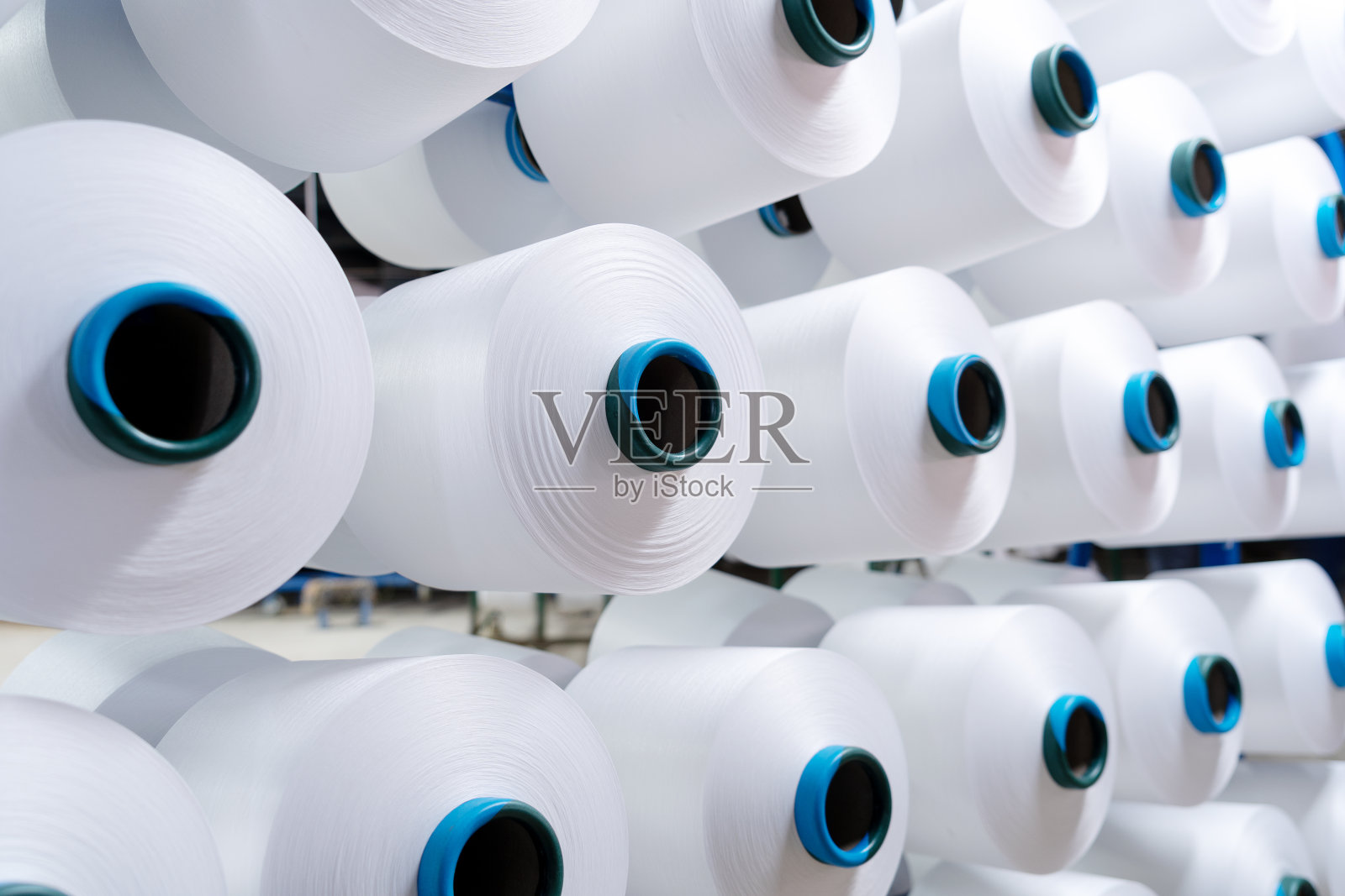 化纤制线厂照片摄影图片