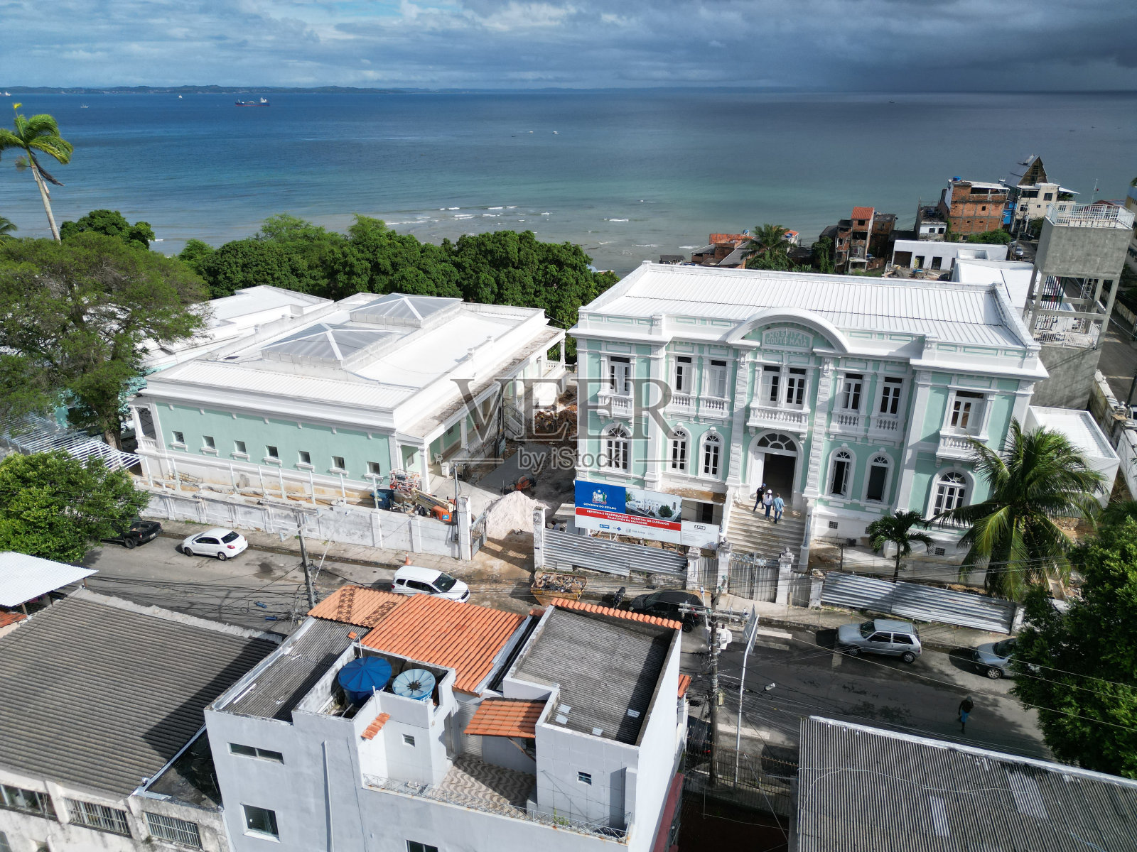 Couto Maia医院门面照片摄影图片