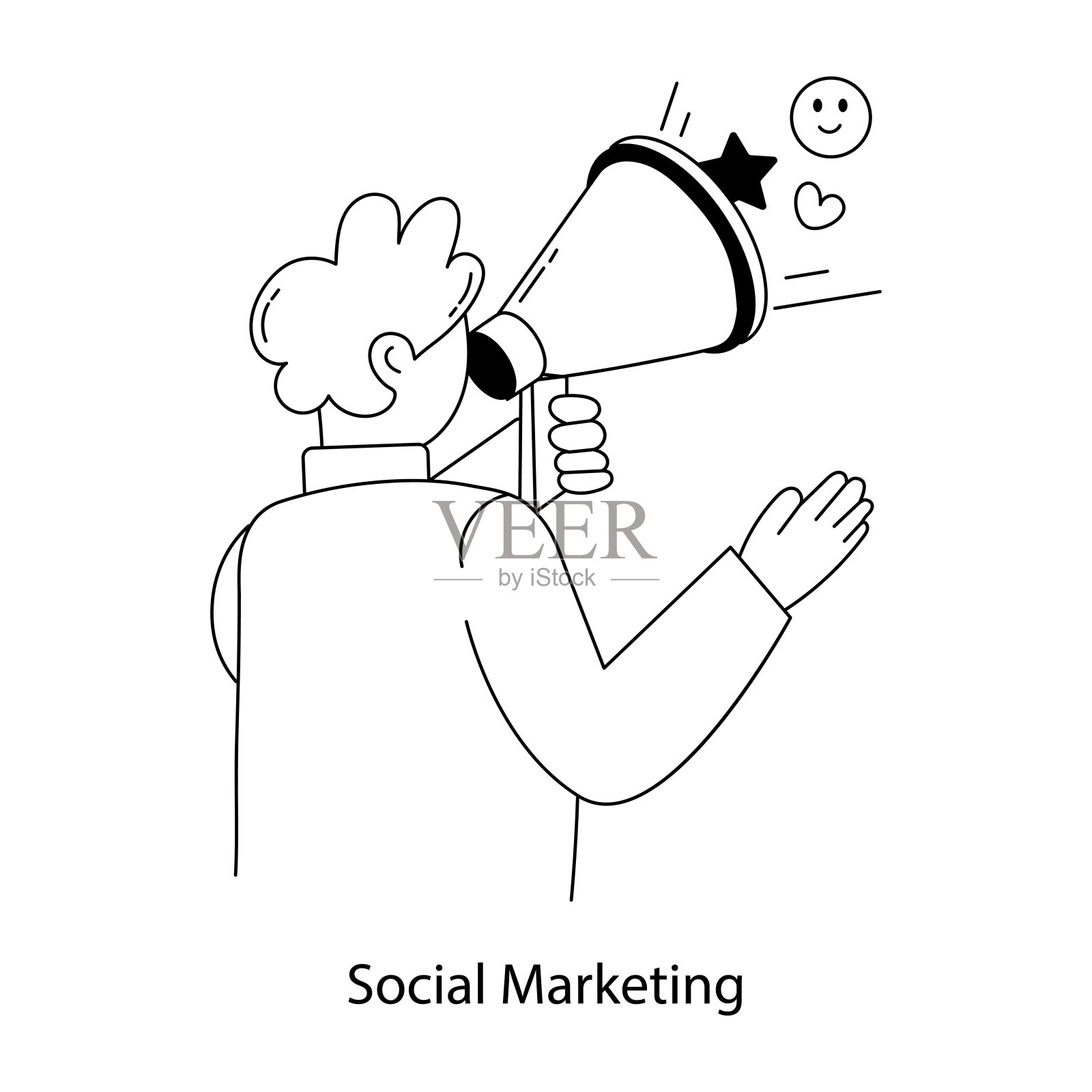 社会营销插画图片素材