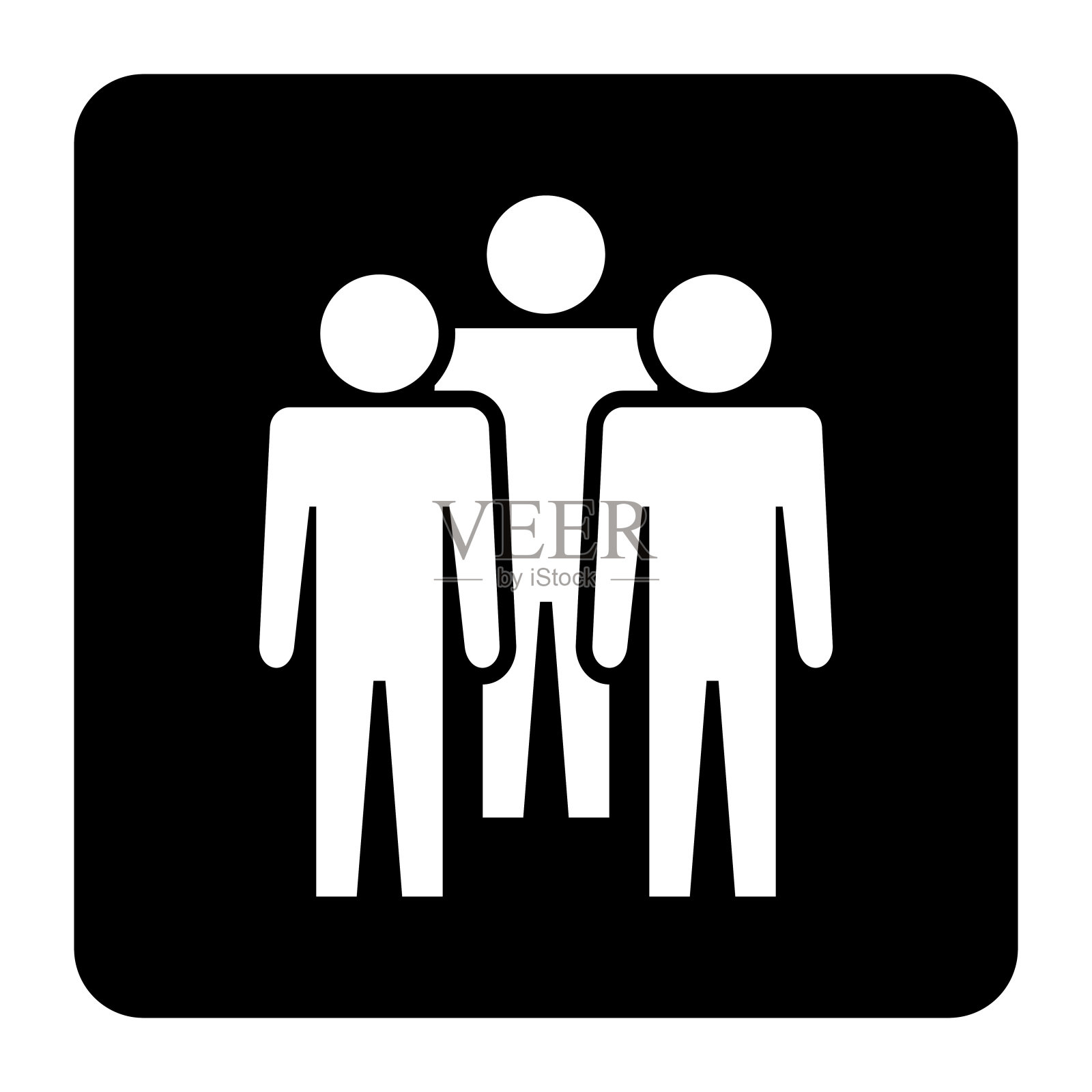 象征，人的象征。插画图片素材