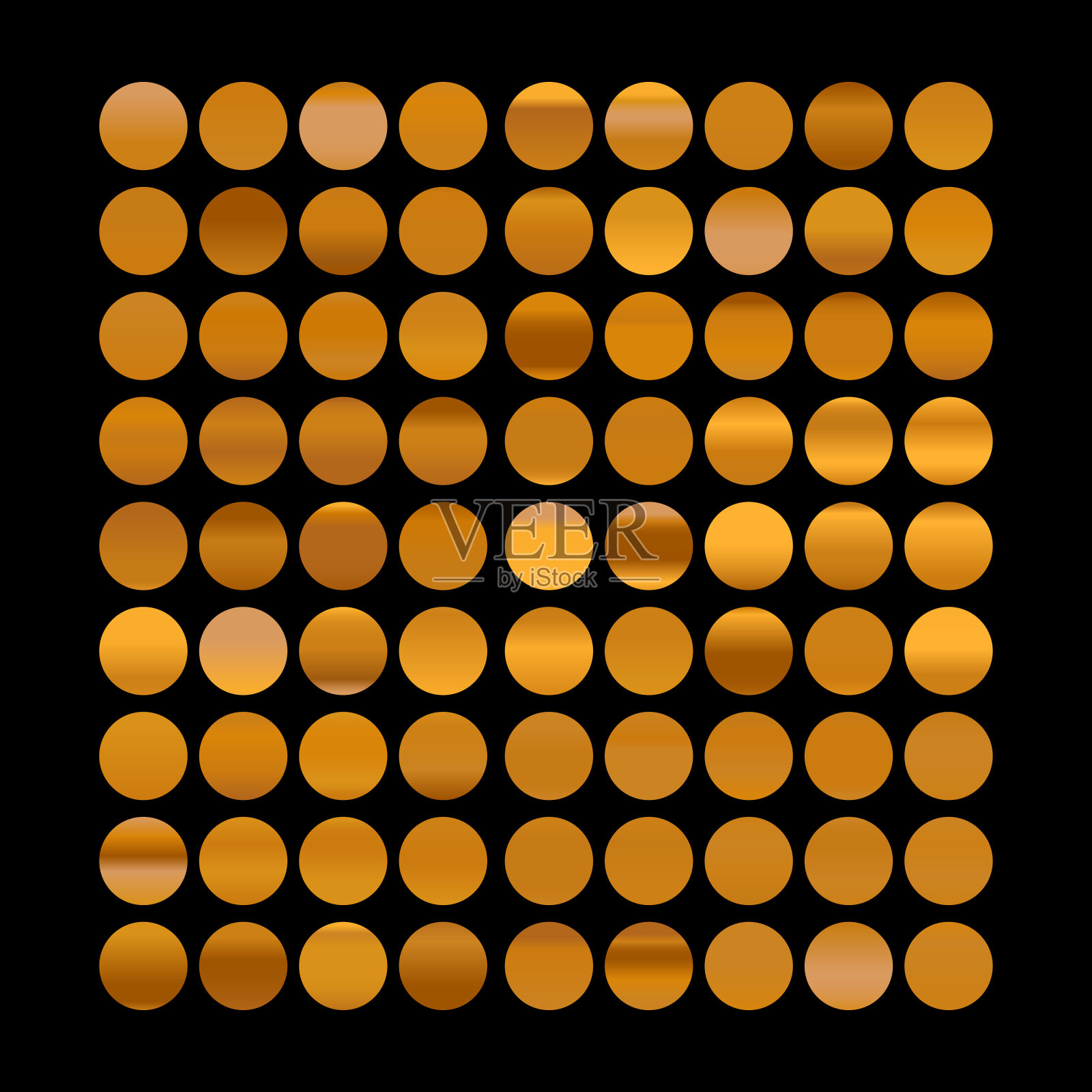 金属梯度收集与闪亮的彩虹全息图。全息箔纹理，绿色、蓝色、黄色、粉色渐变。矢量集框架，丝带，边框，其他设计插画图片素材