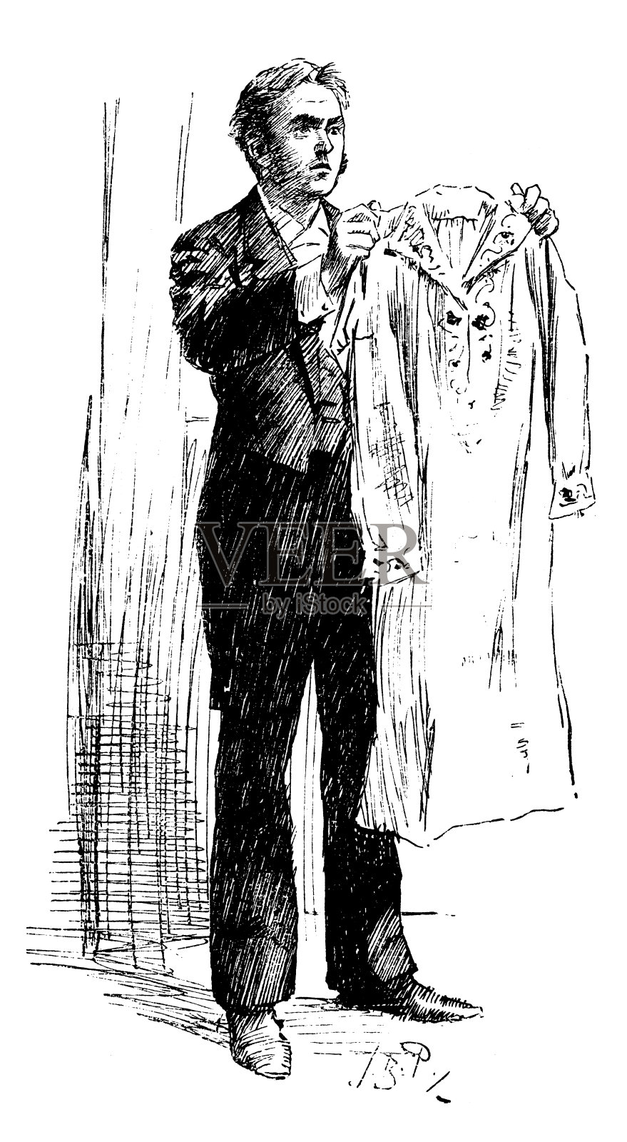 英国讽刺漫画插画图片素材