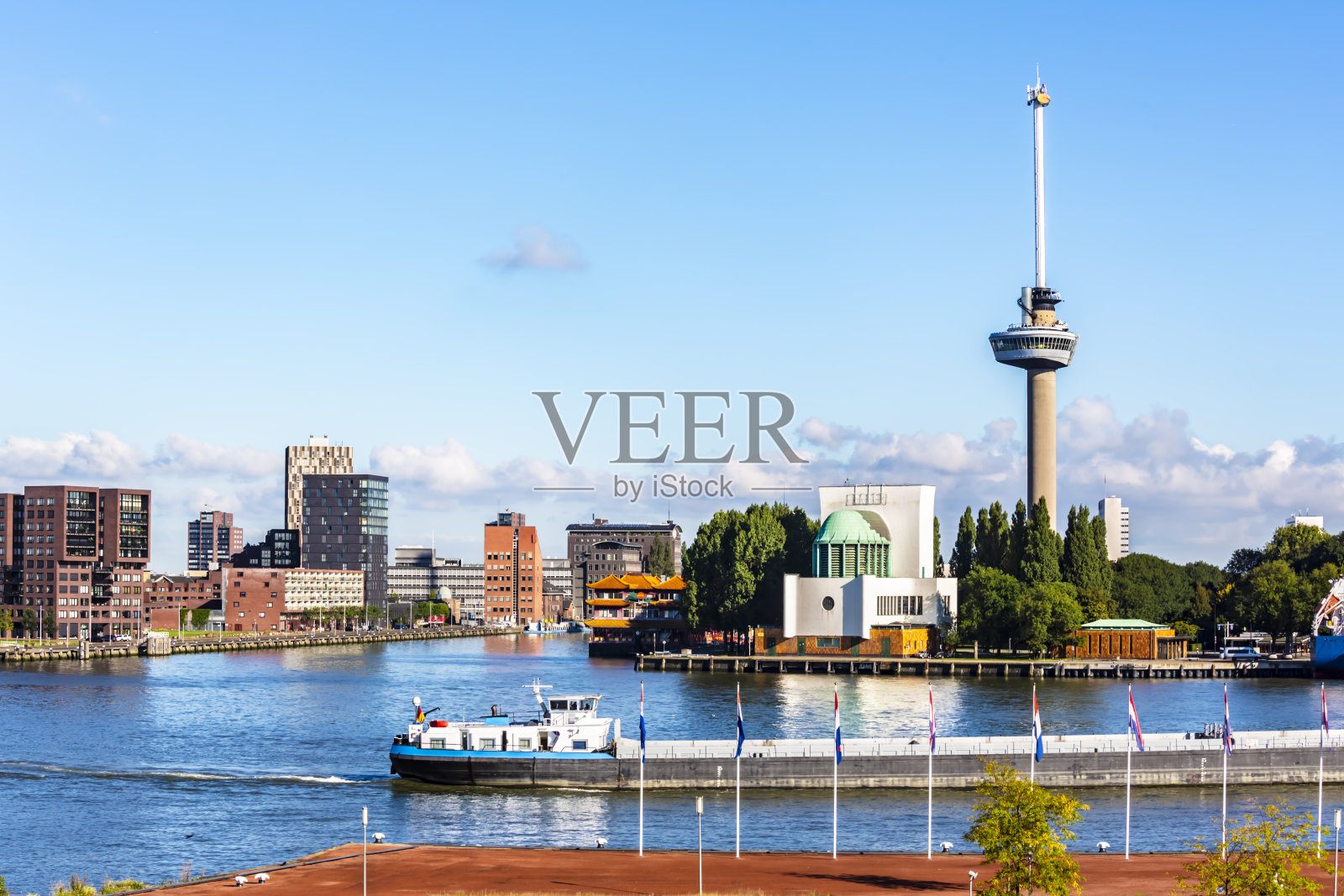 鹿特丹港有船照片摄影图片