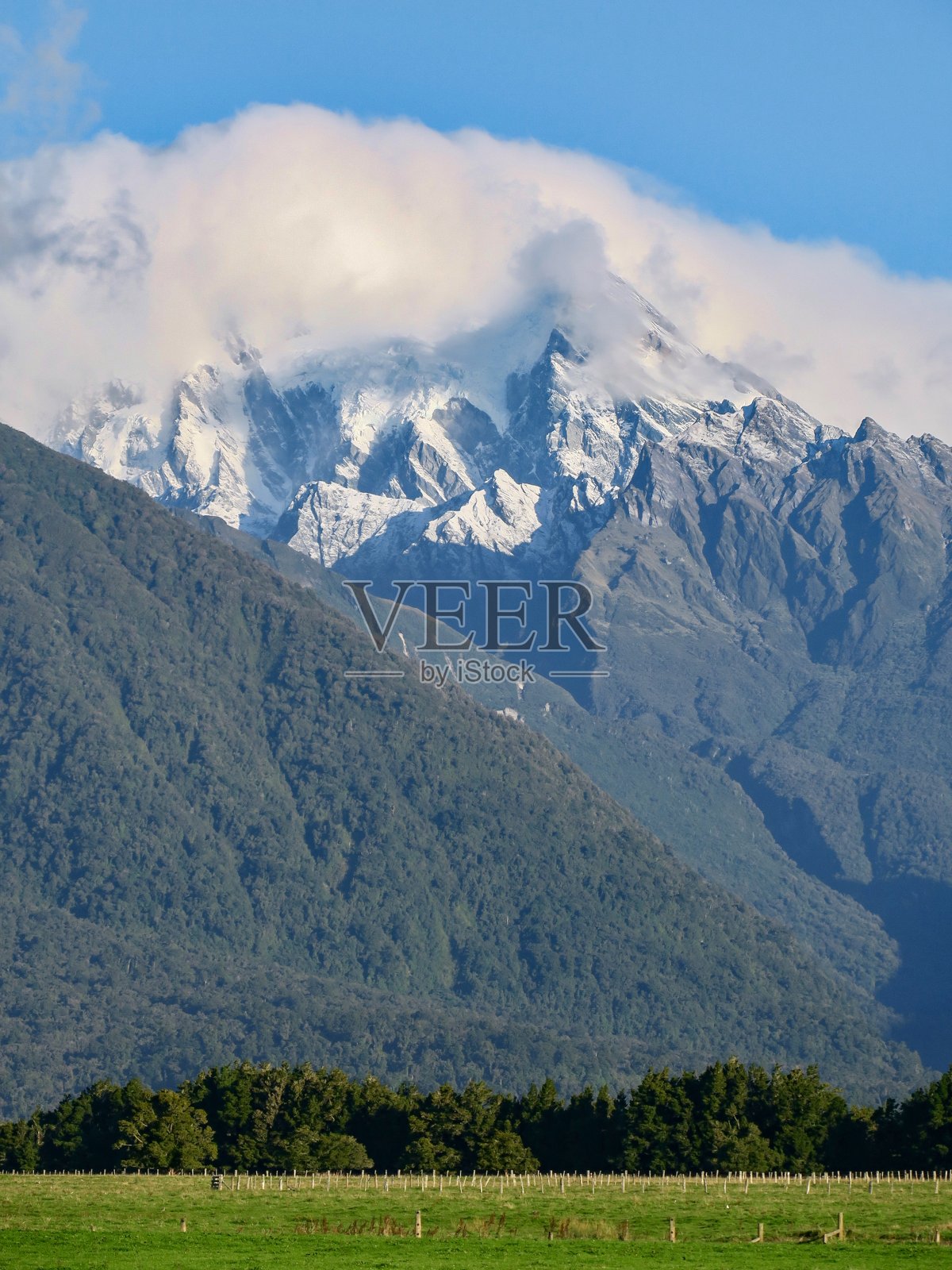 牧场与高山照片摄影图片