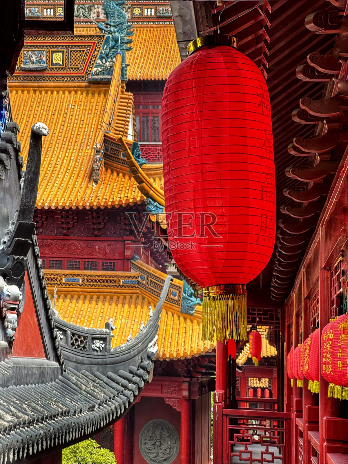 秦祠洋店道观照片摄影图片