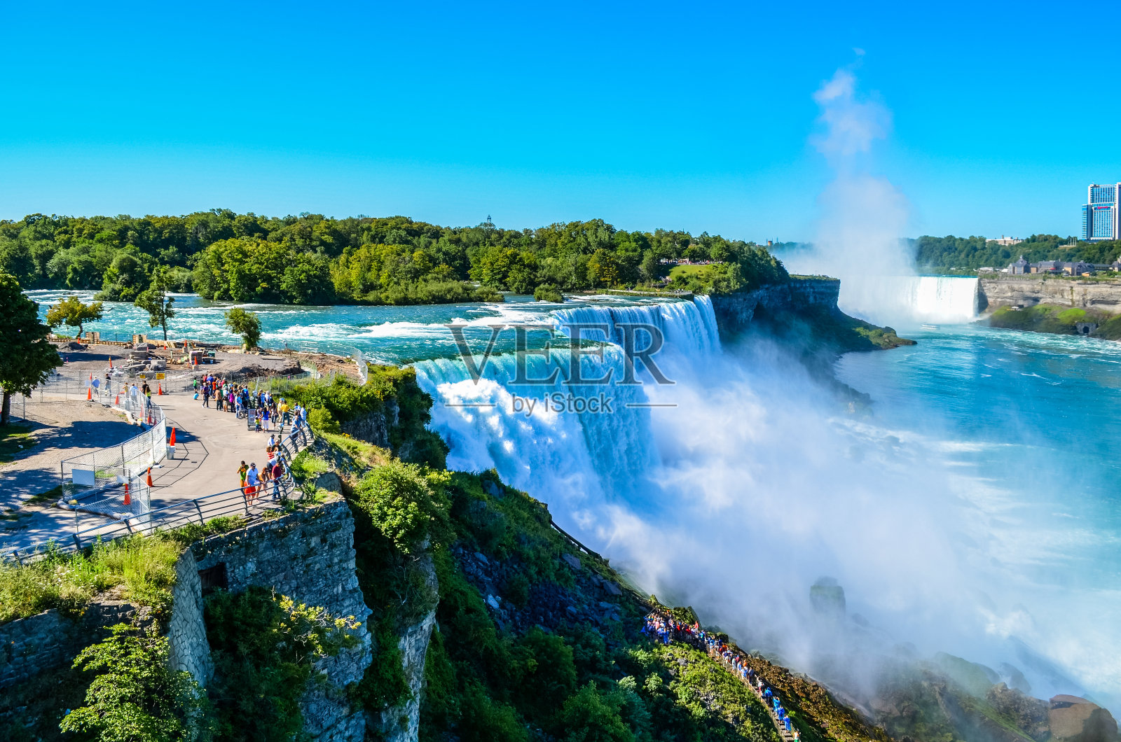 美国布法罗市的尼亚加拉瀑布照片摄影图片