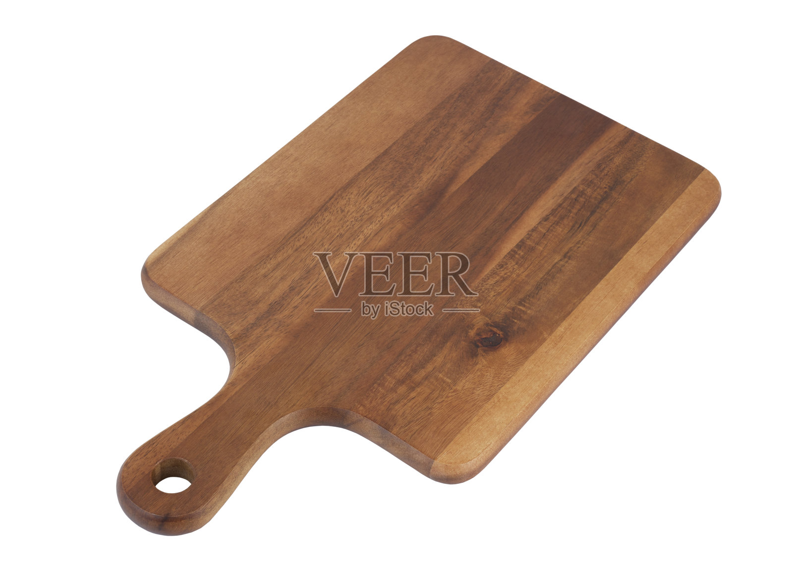 木制砧板隔离在白色照片摄影图片