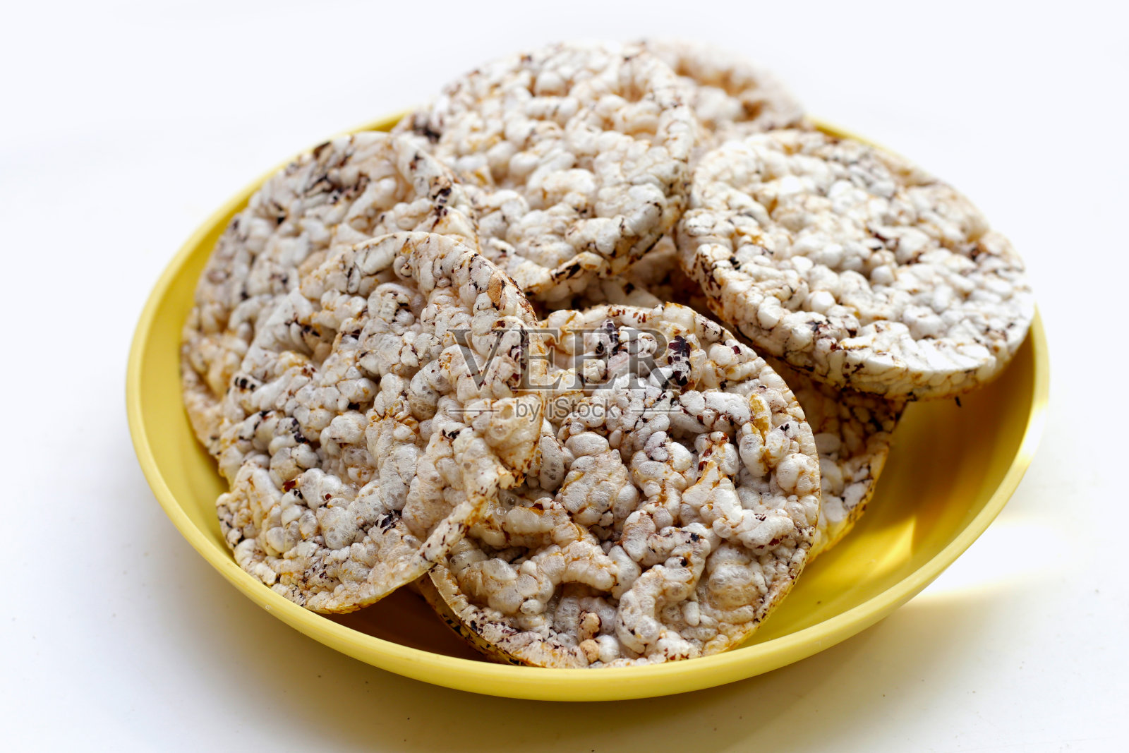 圆脆米饼。米糕照片摄影图片