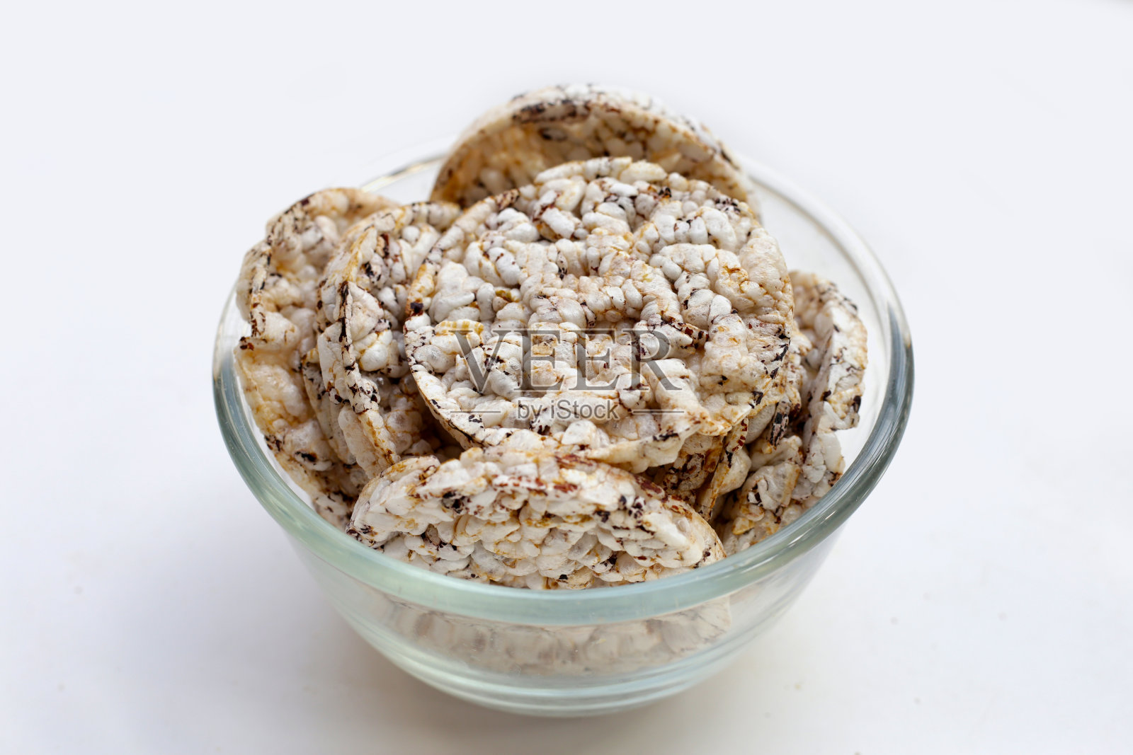 圆脆米饼。米糕照片摄影图片