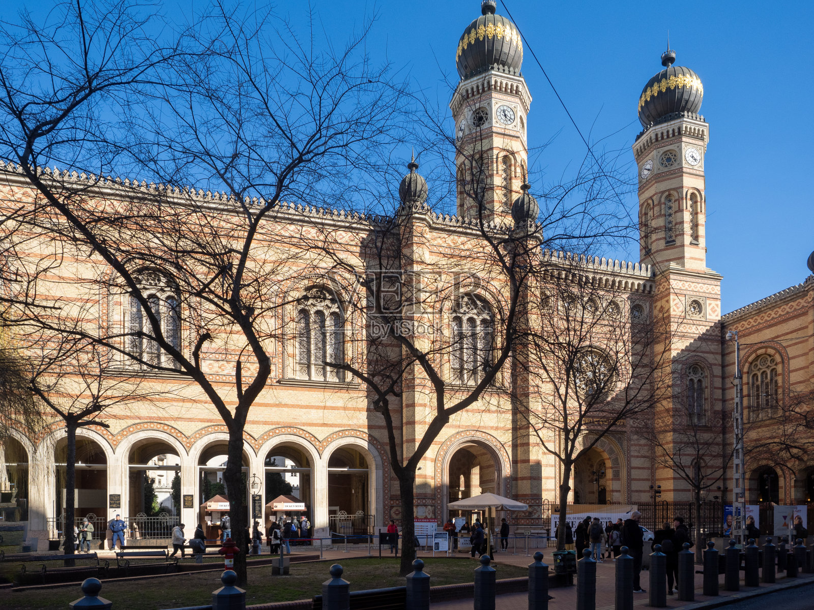 布达佩斯Sinagogue Dohany街照片摄影图片