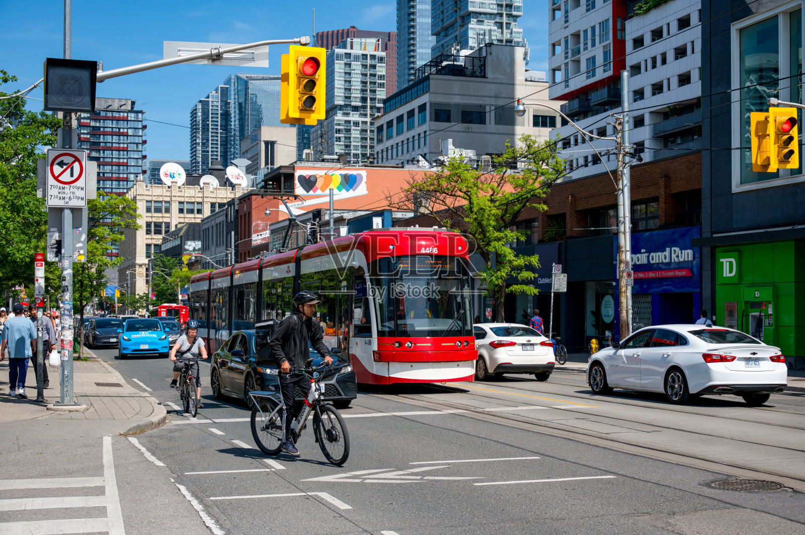 电车城街照片摄影图片