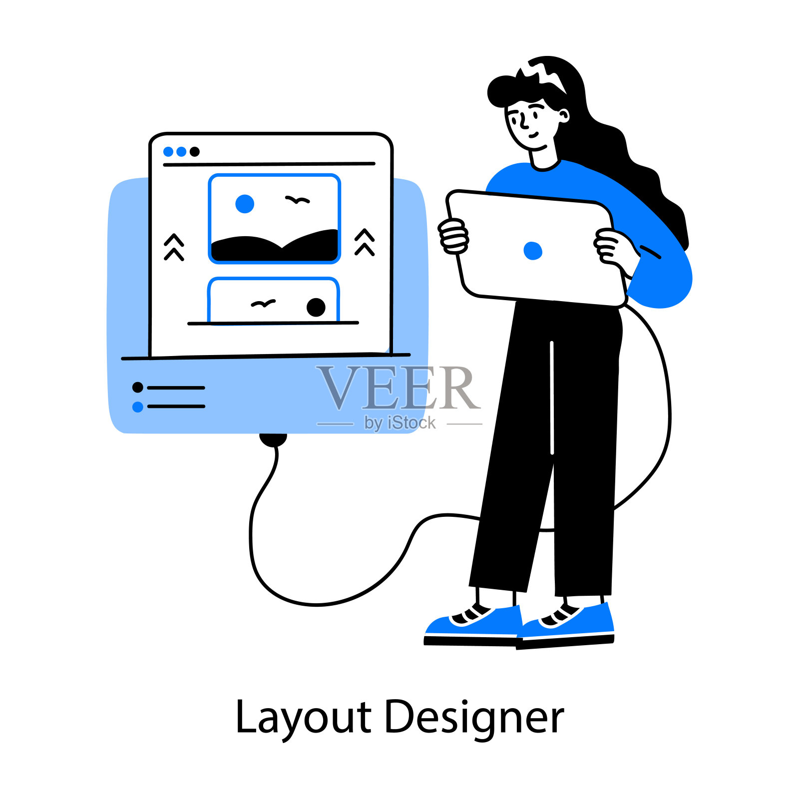 排版设计插画图片素材