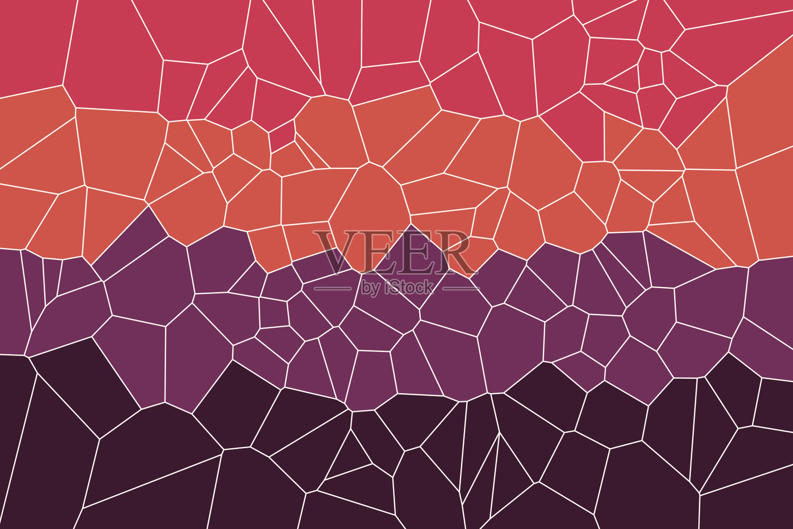 粉红色和紫色渐变Voronoi网格背景插画图片素材