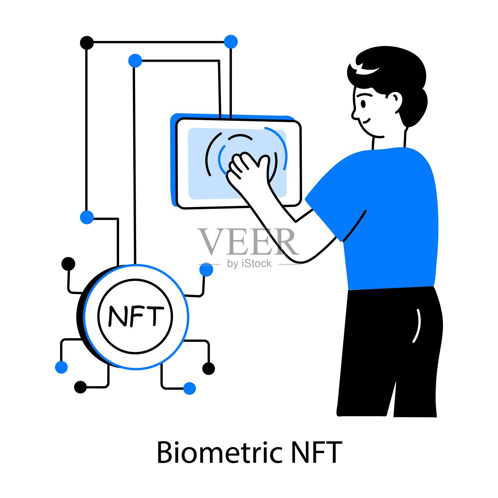 生物非功能性测试插画图片素材