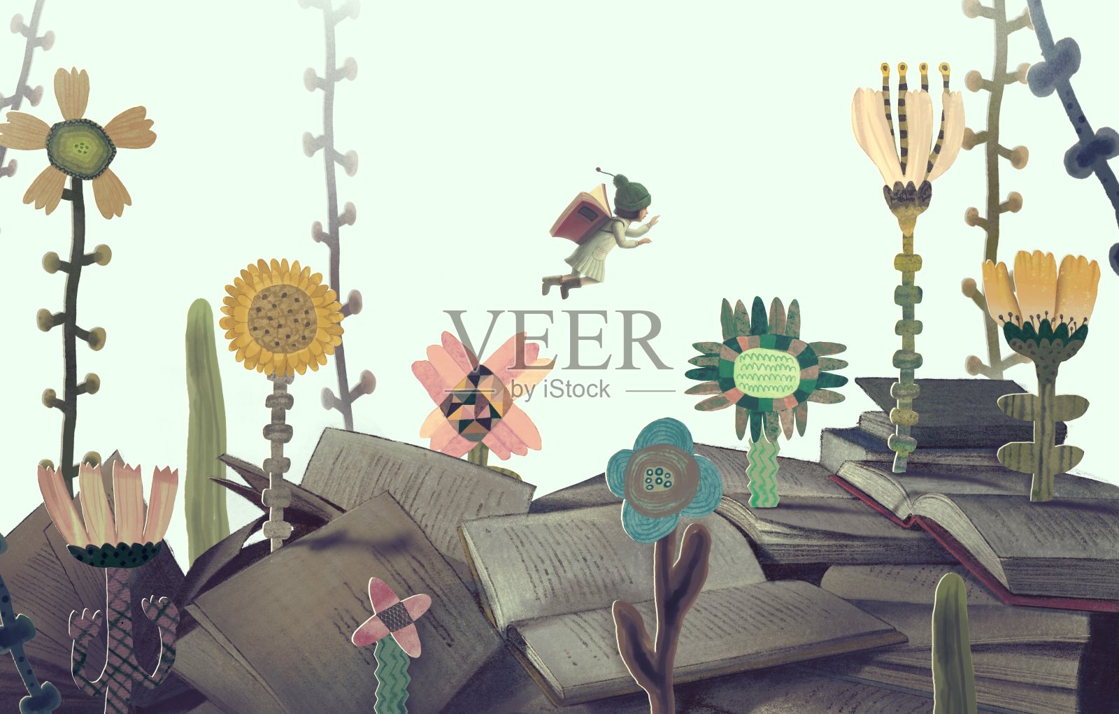 无标题的艺术品插画图片素材