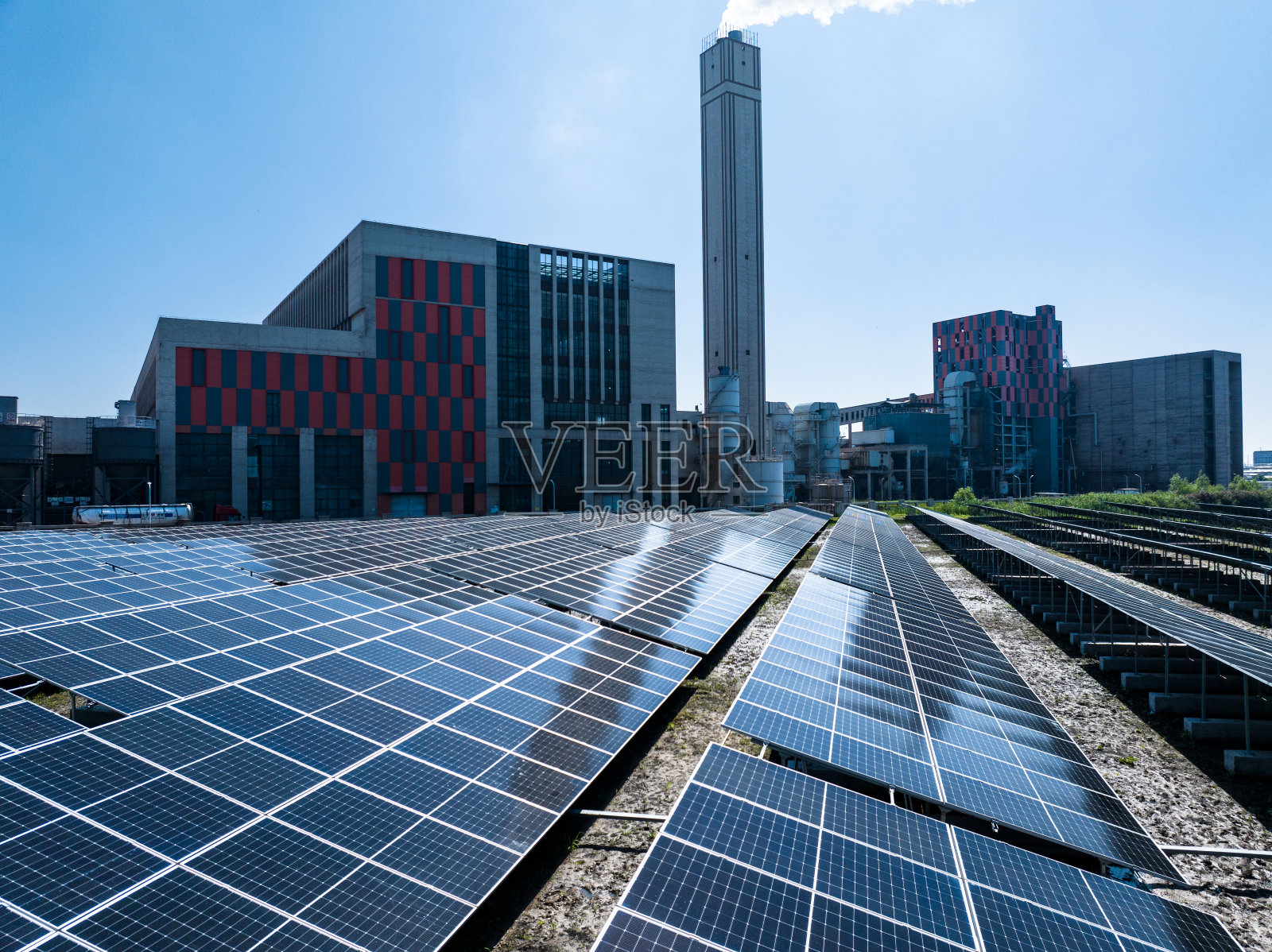 发电站和光伏发电站照片摄影图片