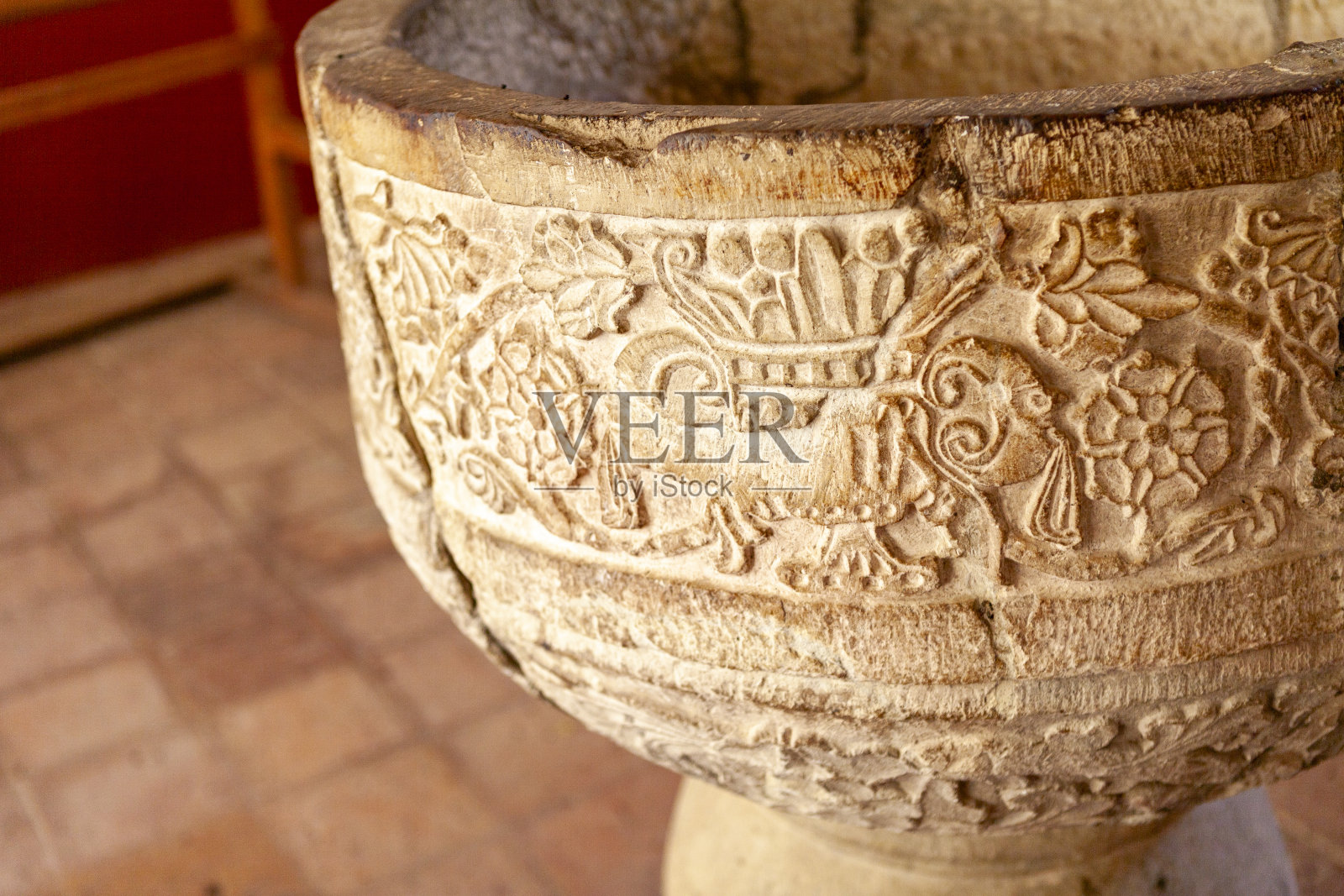 圣地亚哥前修道院遗址Apóstol，奎拉潘德格雷罗，瓦哈卡州，墨西哥照片摄影图片