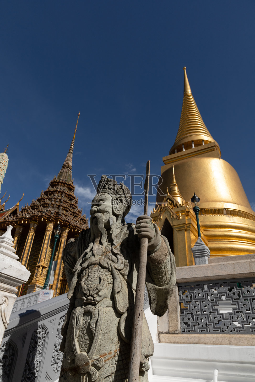 中国古代武士雕像照片摄影图片