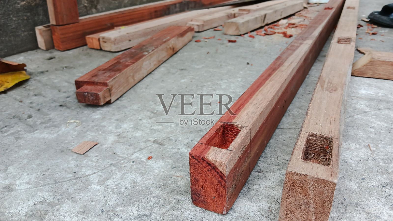 连接木材的舌槽技术照片摄影图片