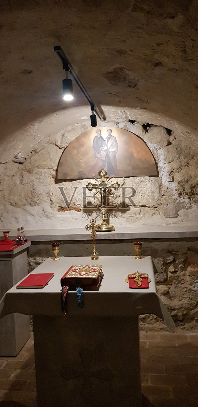 多米尼加大教堂的地下掩体照片摄影图片