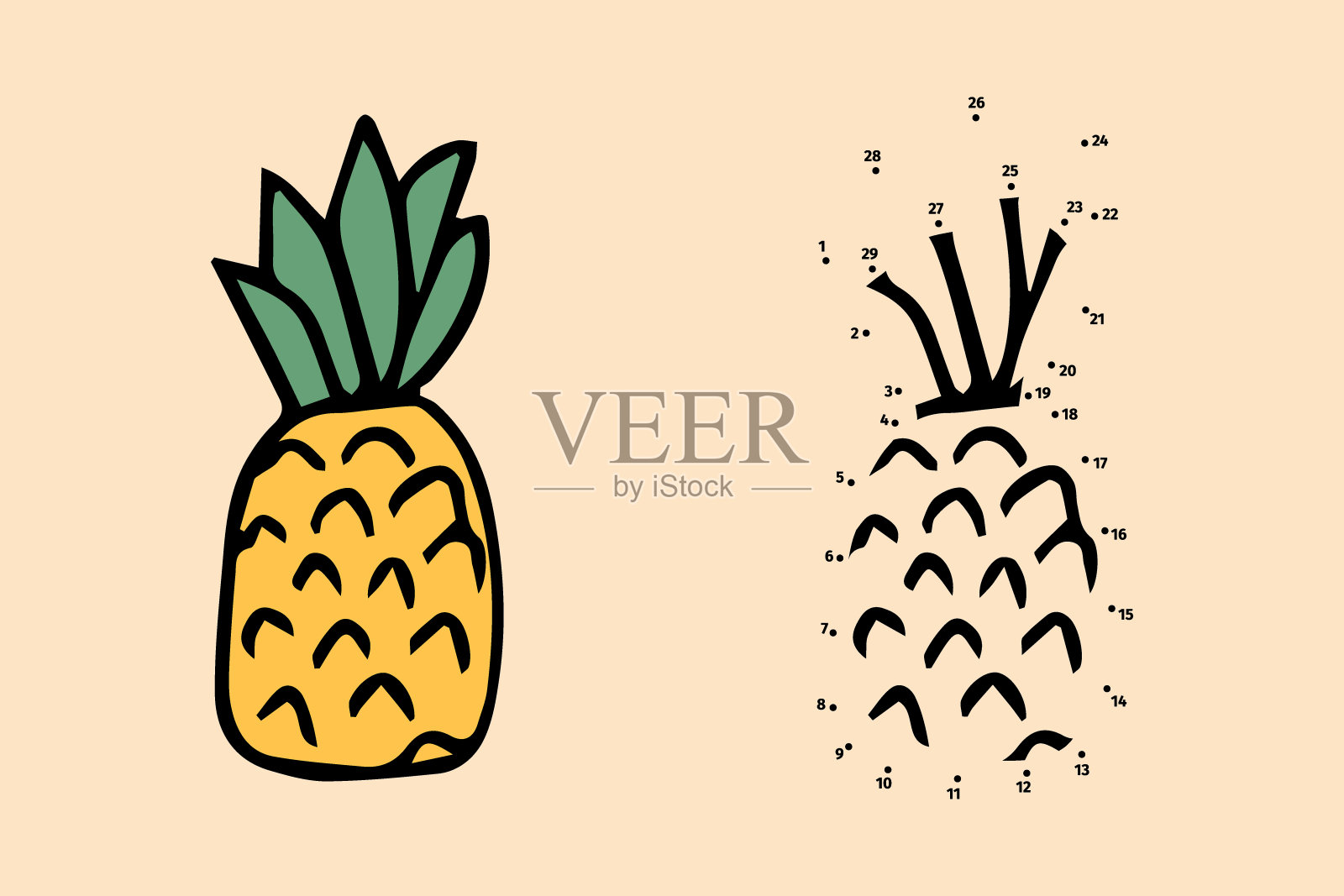 游戏。孩子的游戏。插画图片素材