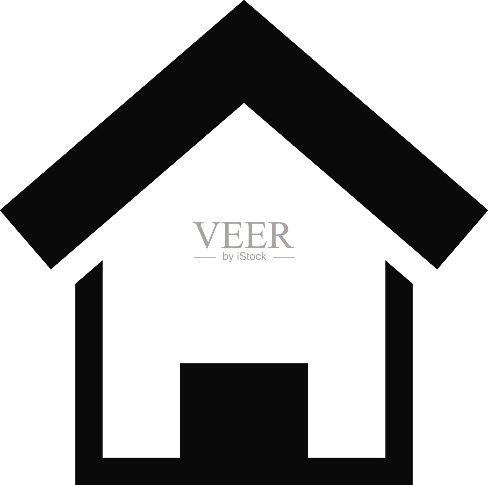 主页图标，地址图标。插画图片素材