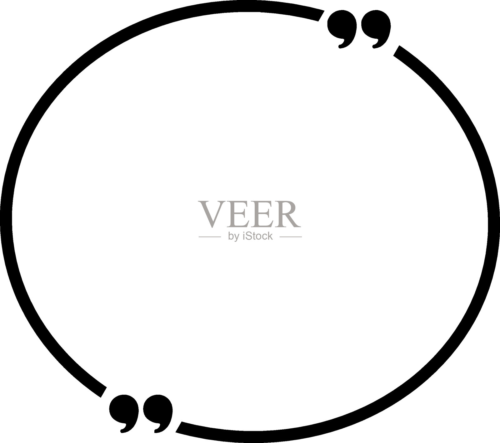 报价框框图标。文本博客信息块图标。报价信息框报价图标插画图片素材
