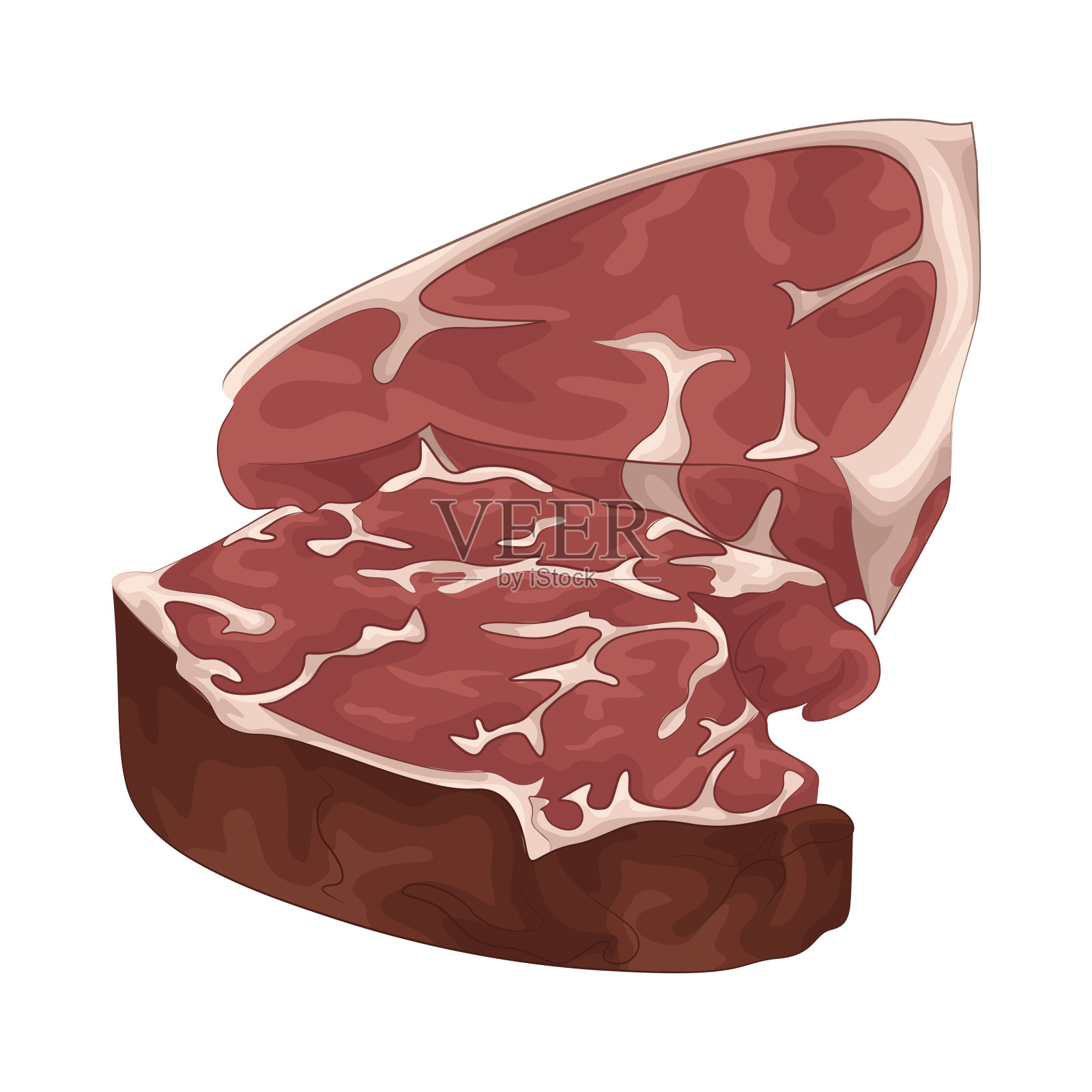 肉插画图片素材