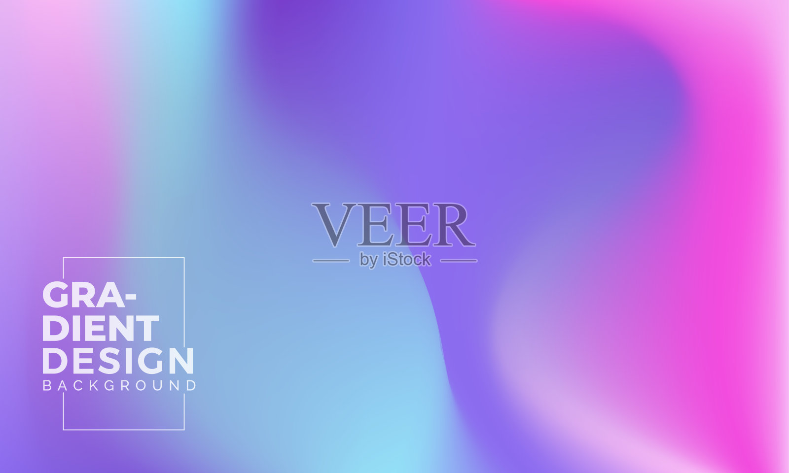 抽象现代多色梯度模糊在网格背景插画图片素材