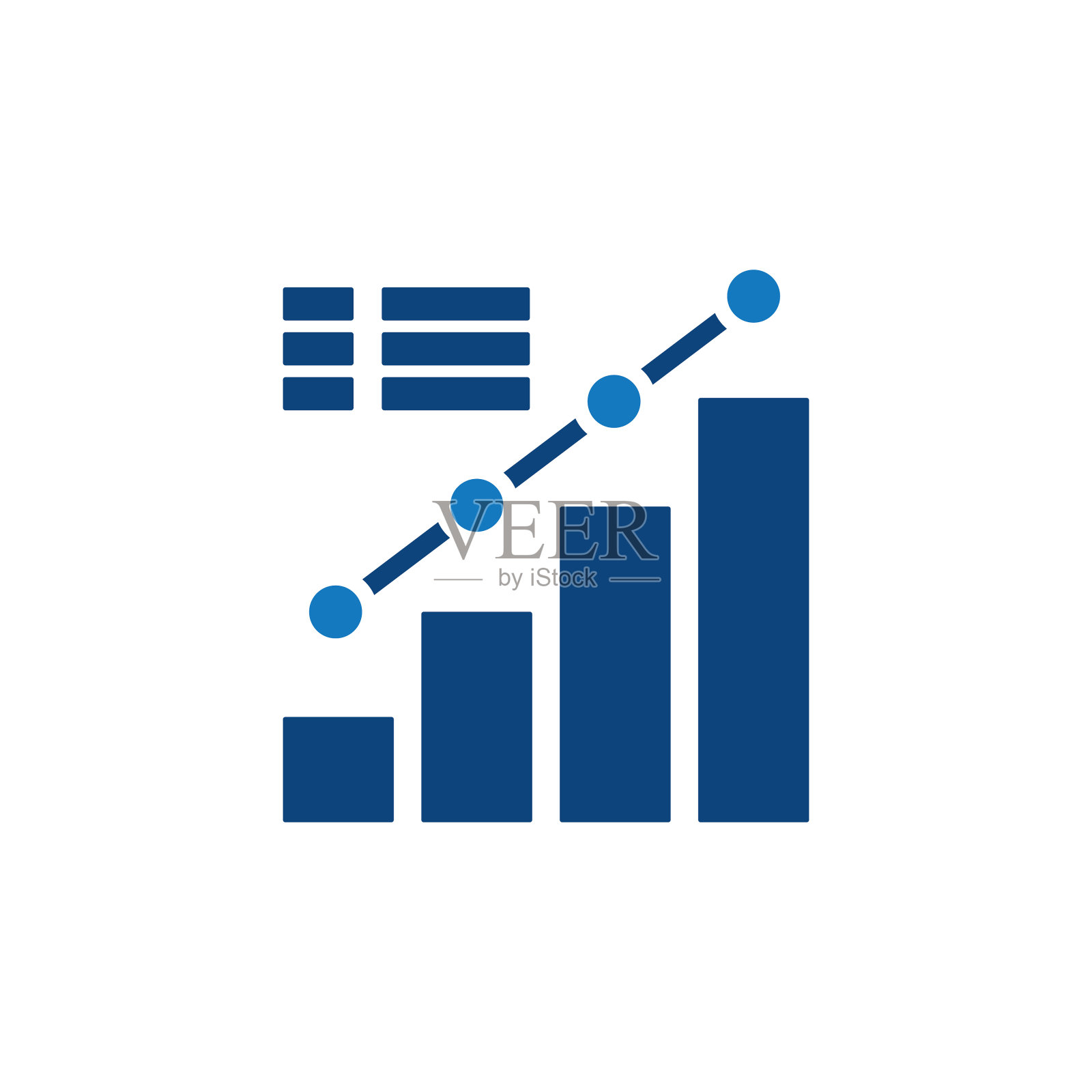 统计实体图标。包含数据，策略，规划，研究扎实的图标收集。矢量插图。网站设计、logo、app、模板、ui等插画图片素材