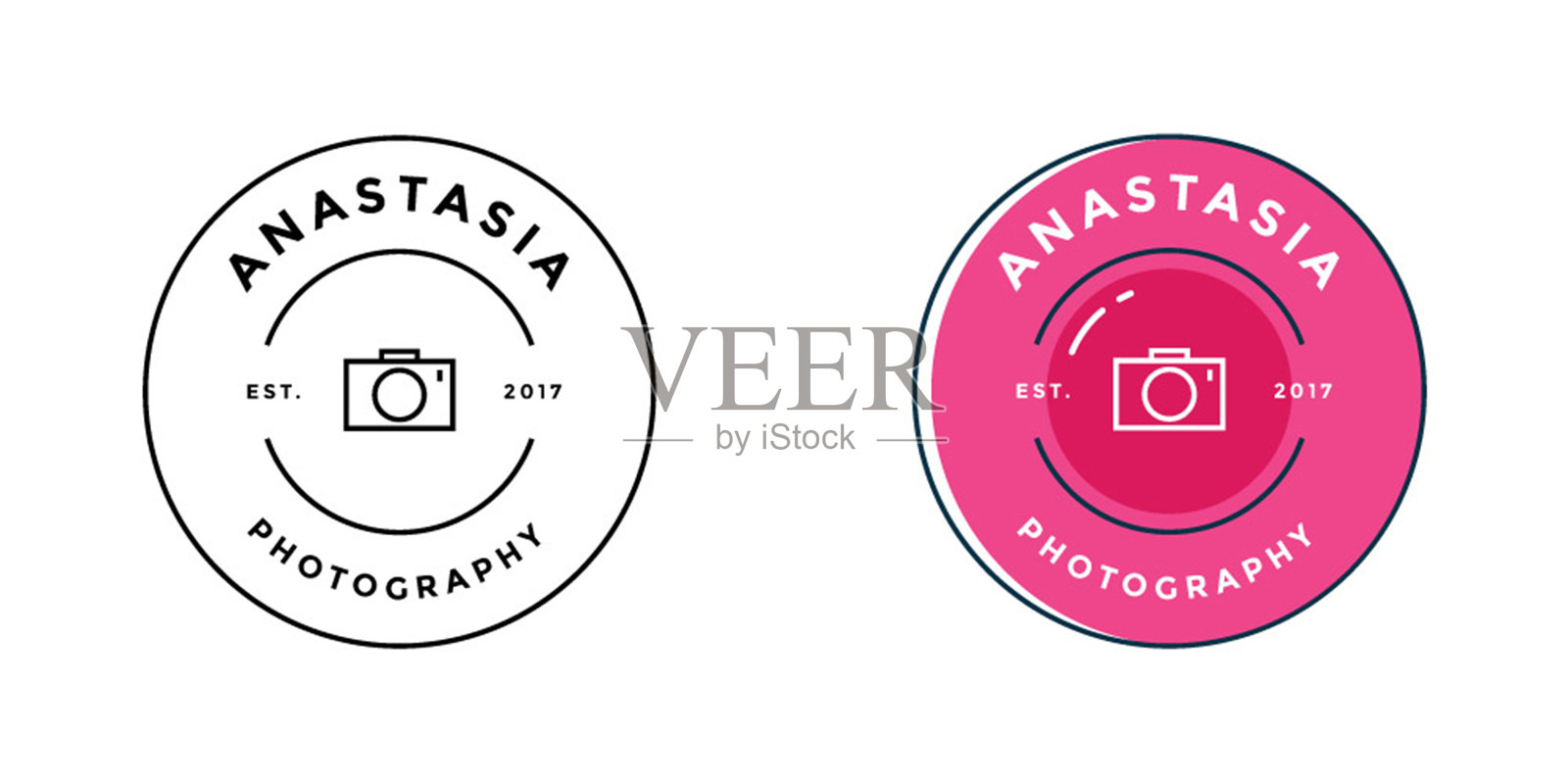 圆形标志插画图片素材