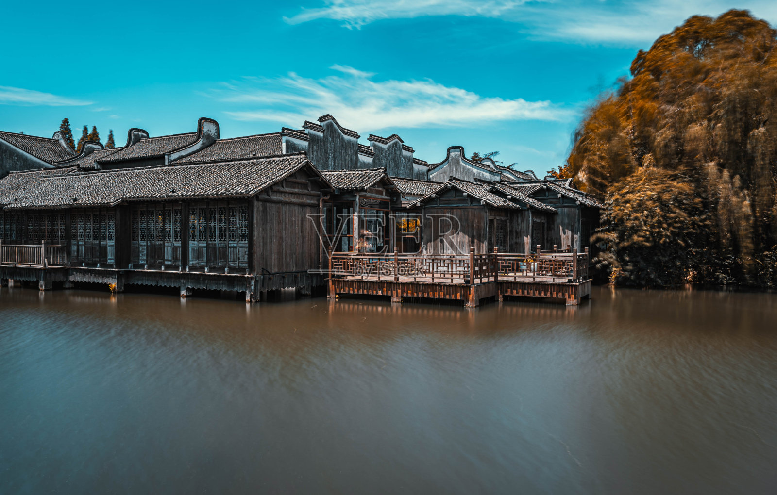 美丽的中国历史水乡照片摄影图片