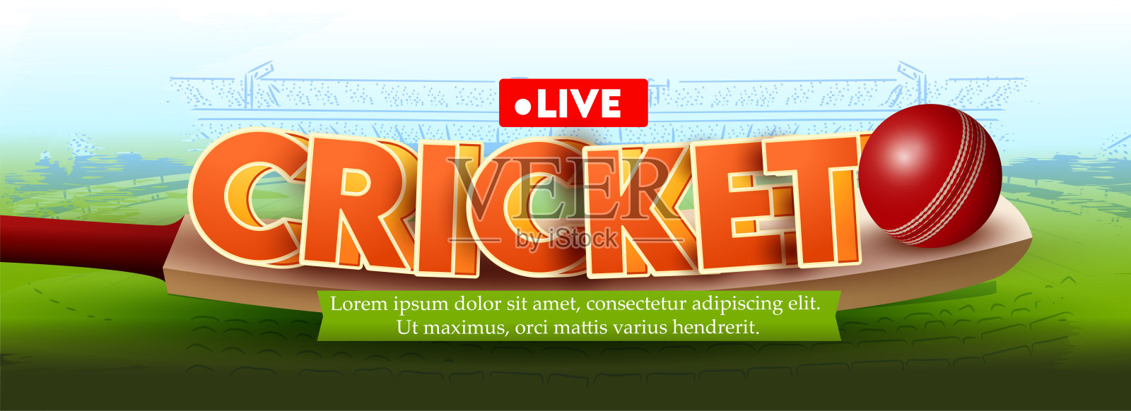 板球插画图片素材