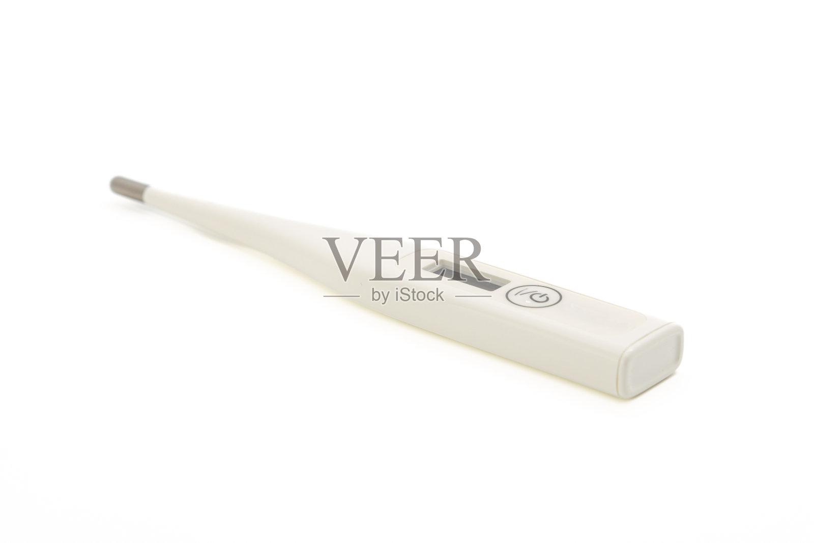 白色数字温度计隔离在白色上照片摄影图片