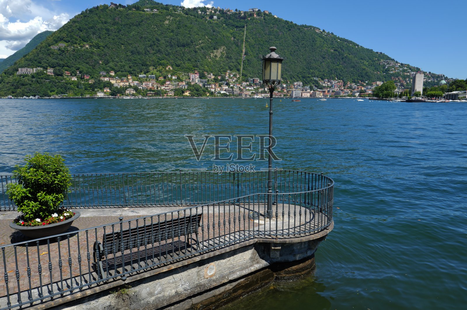 科莫全景照片摄影图片