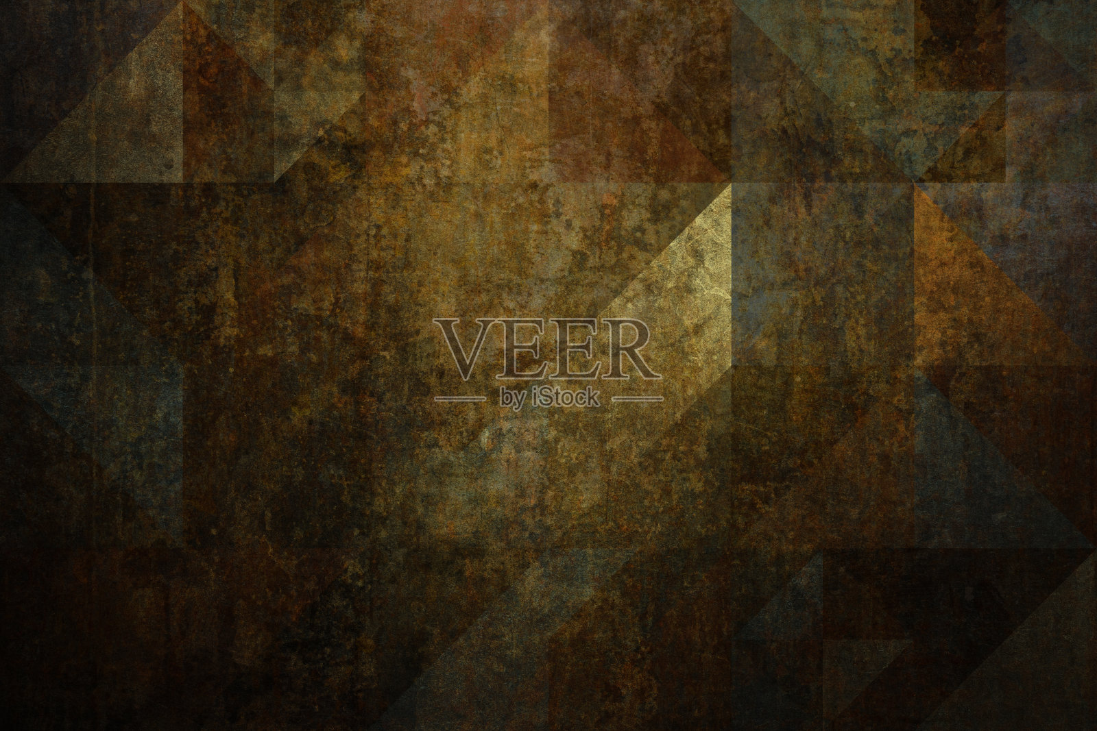 复古的垃圾背景与几何三角形形状照片摄影图片