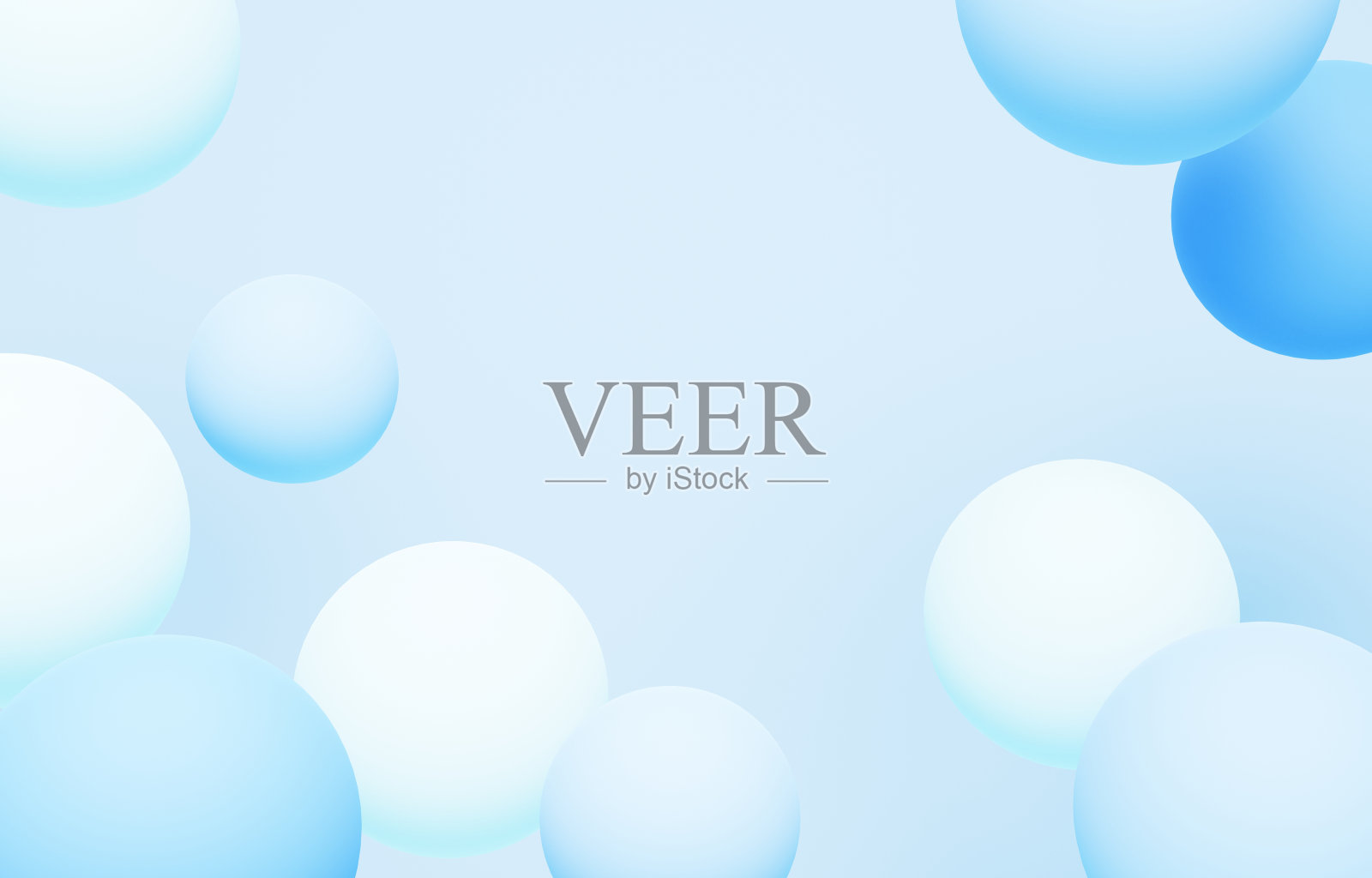 柔和的彩色球背景插图照片摄影图片