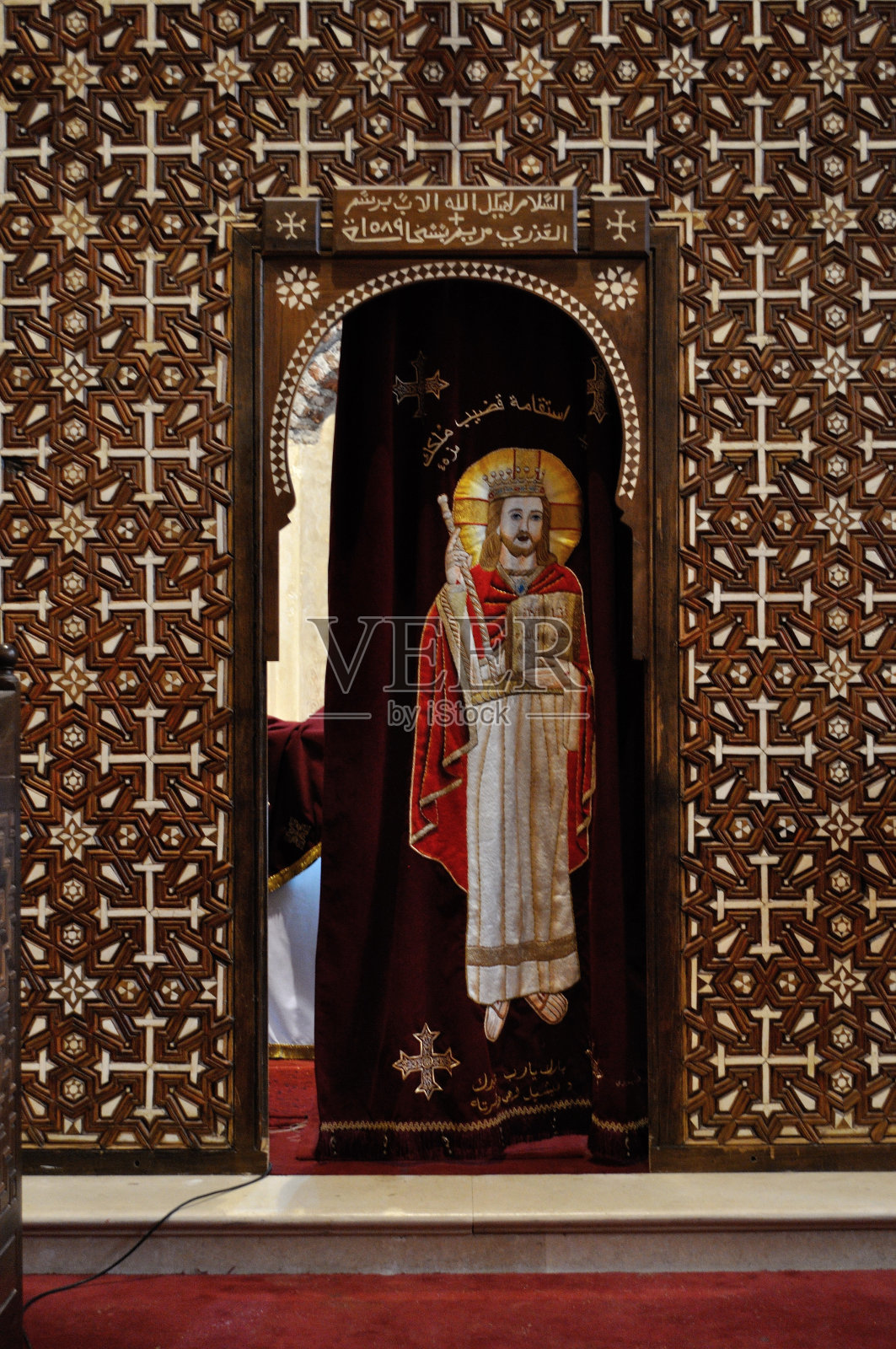 圣母玛利亚圣殿，埃及萨卡圣母玛利亚教堂照片摄影图片