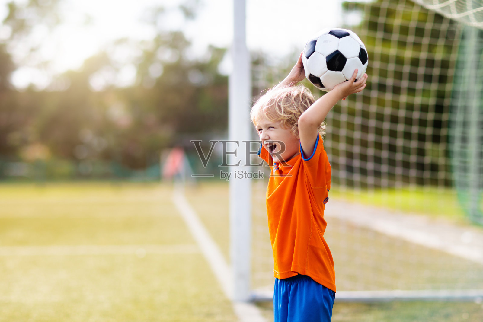 荷兰球迷孩子们。去荷兰!照片摄影图片