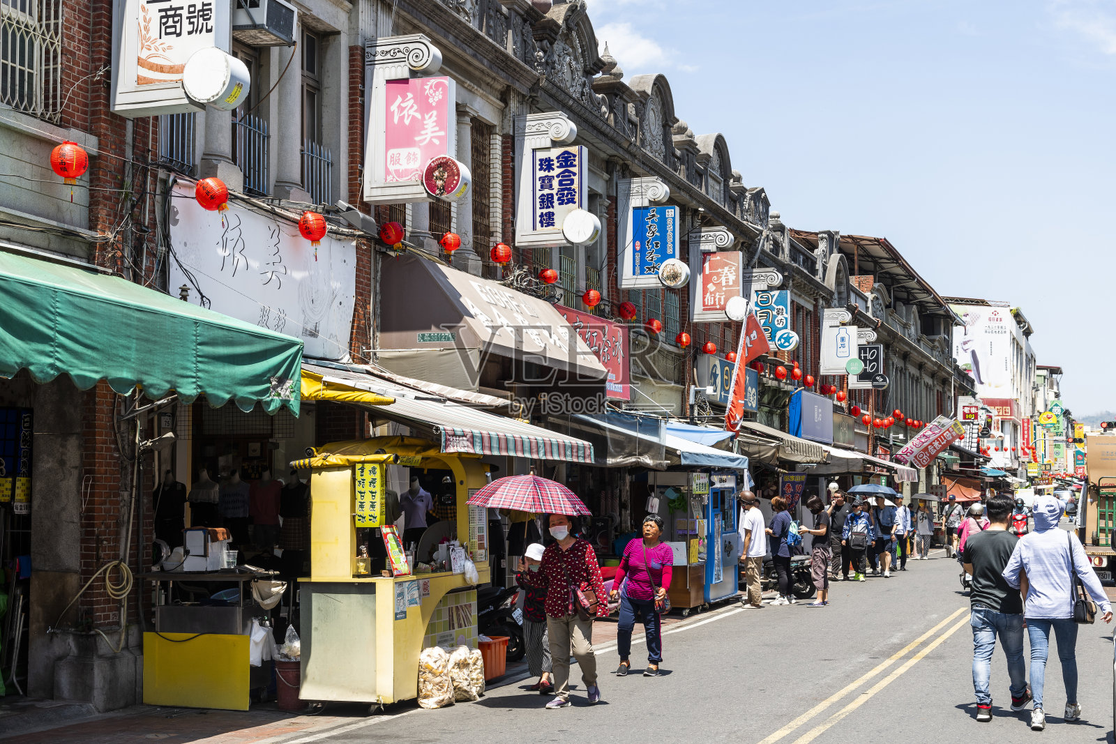 台湾高雄的岐山老街。照片摄影图片