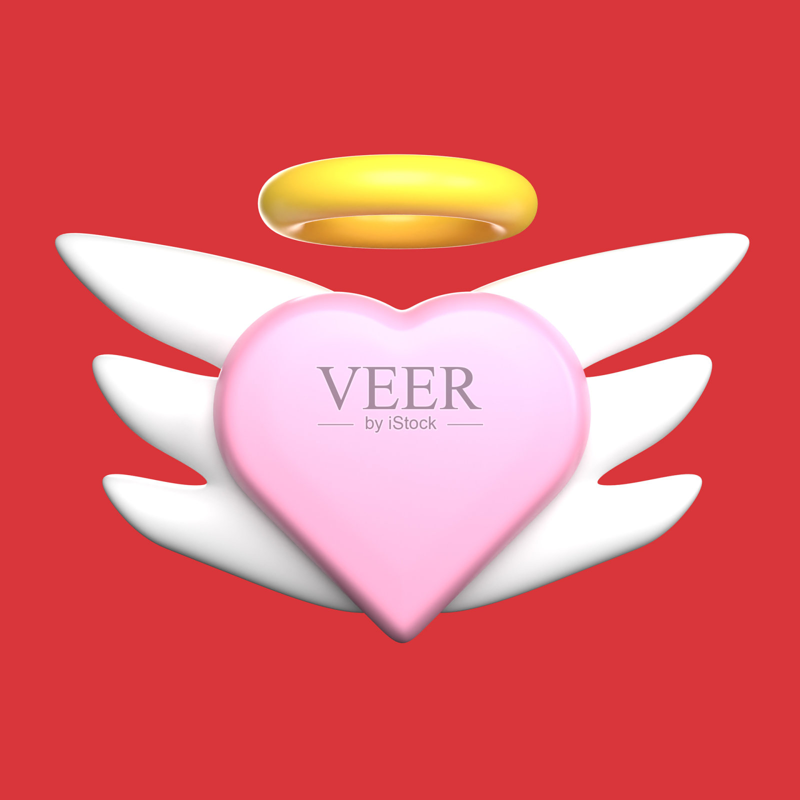 3D浪漫元素插画照片摄影图片