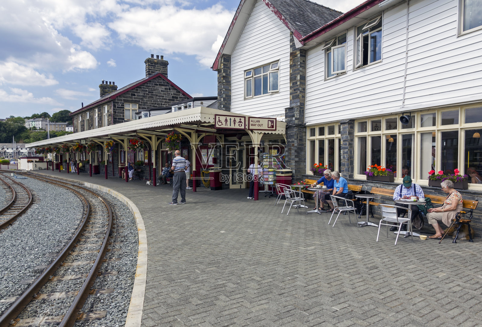 Porthmadog火车站照片摄影图片