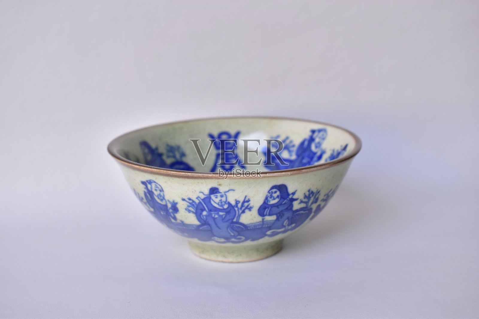 中国瓷碗。照片摄影图片