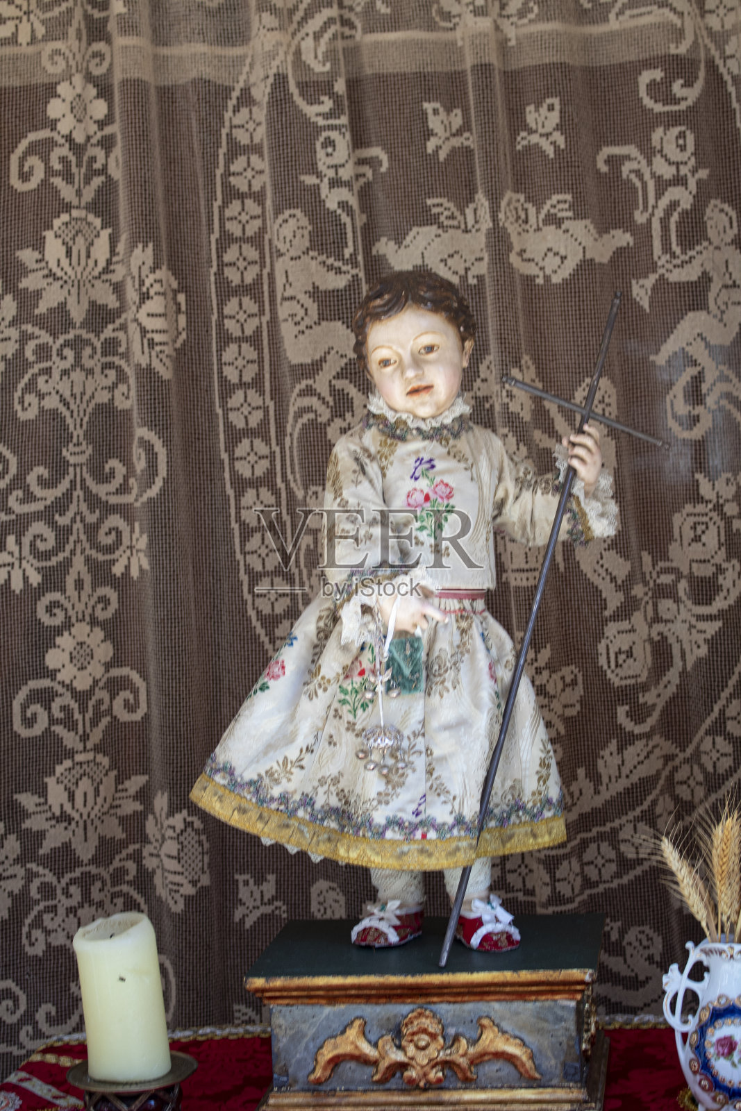 在西班牙托莱多的拉加特拉，圣婴耶稣的圣体照片摄影图片