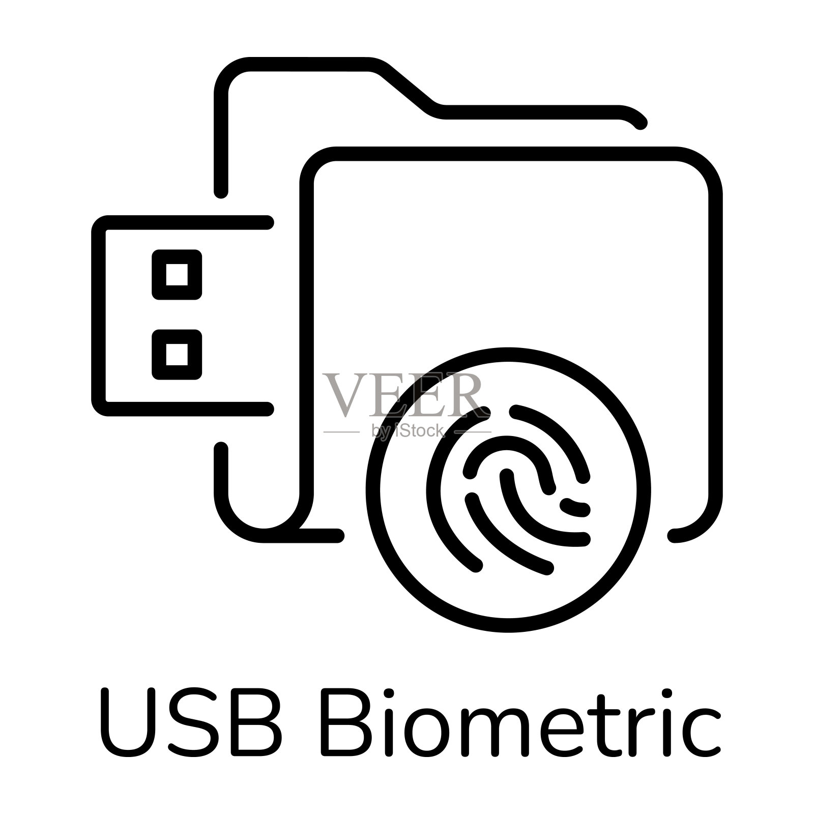 USB生物插画图片素材