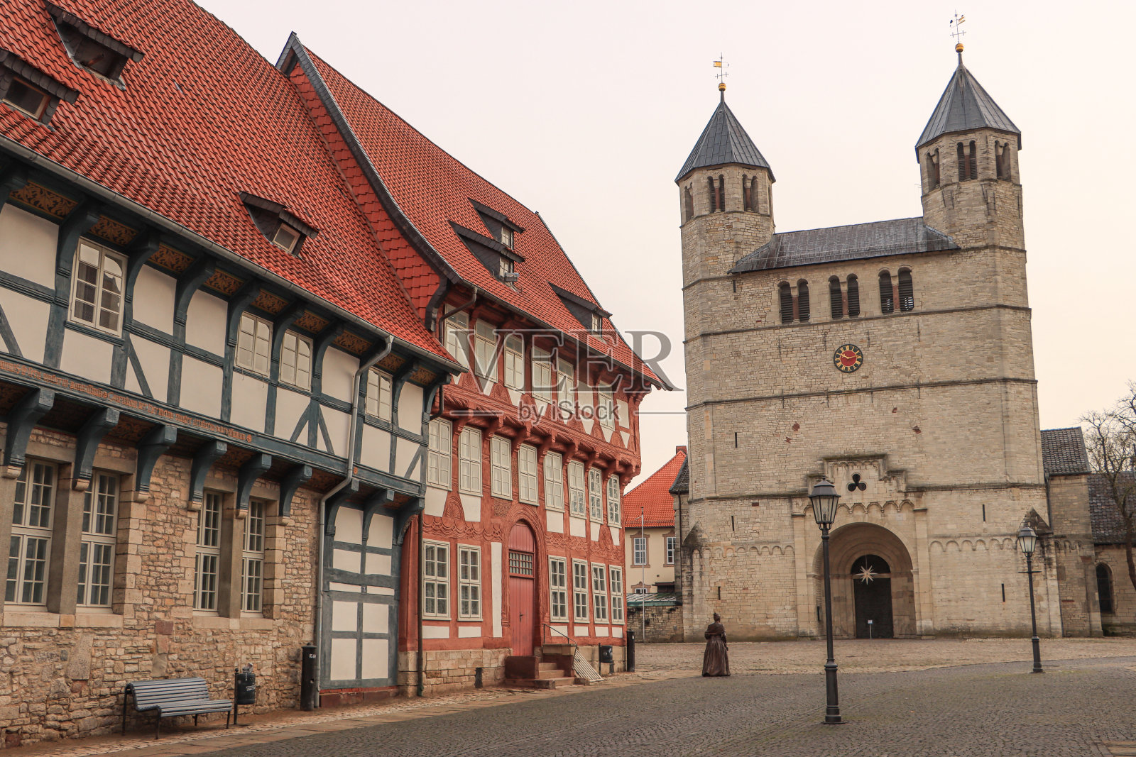 老Gandersheim照片摄影图片