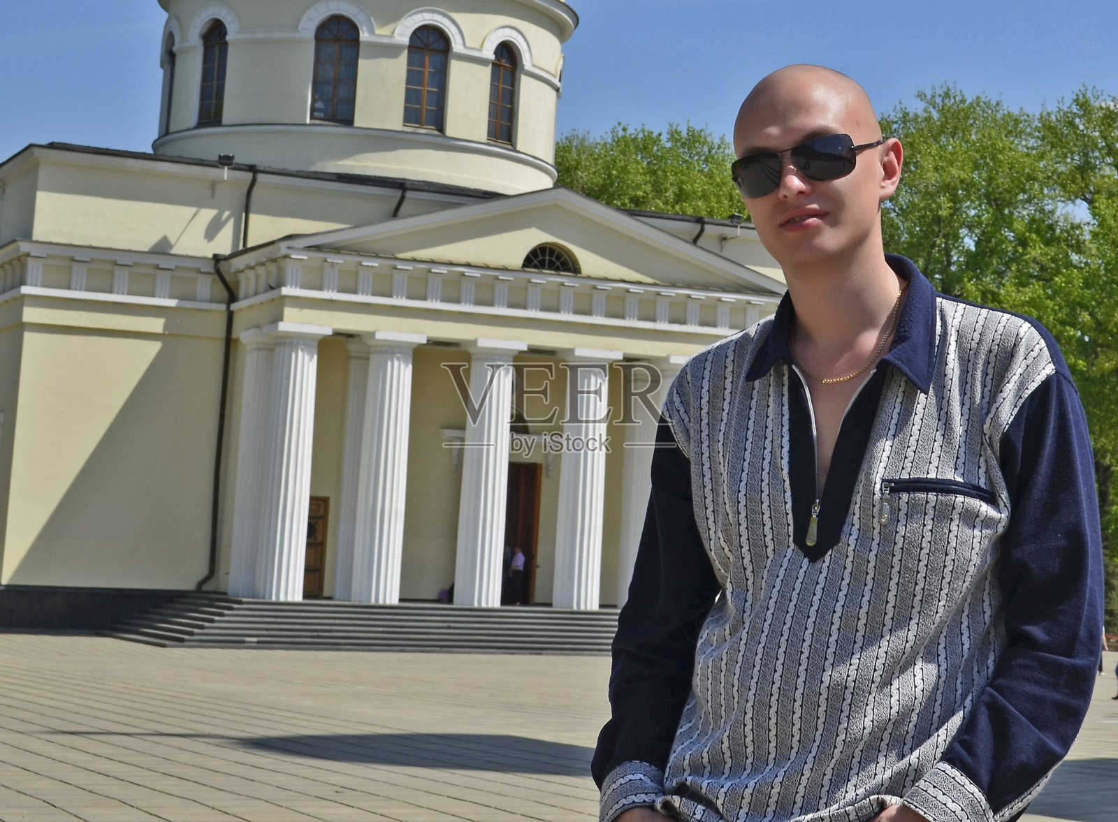 首都基希讷乌。照片摄影图片