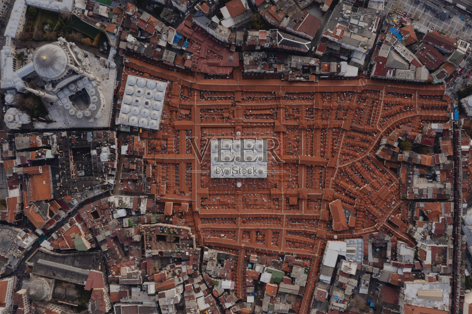 土耳其伊斯坦布尔著名的大巴扎。照片摄影图片